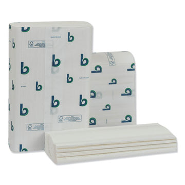 Boardwalk® Structured Multifold Towels, 1-ply, 9 X 9.5, White, 250-pack, 16 Packs-carton freeshipping - TVN Wholesale
